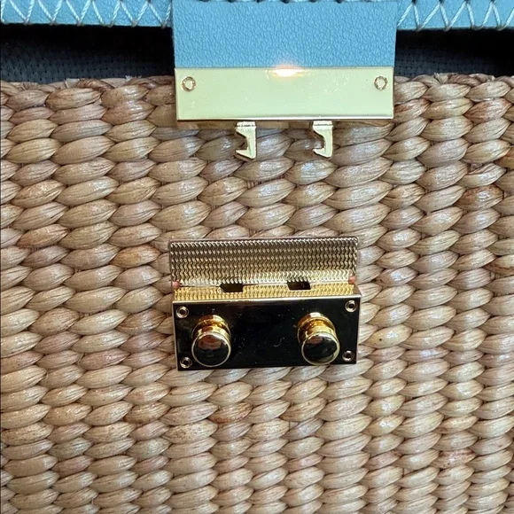 Sea & Grass Laurel petite Dusty Blue Purse - Picture 8 of 12